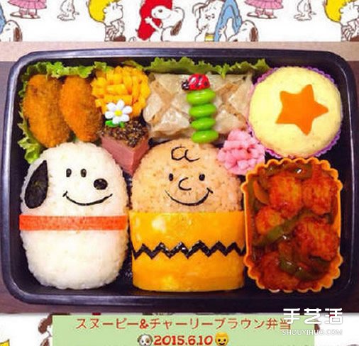 日本愛心卡通便當(dāng)圖片 卡通人物圖案便當(dāng)作品 -  rpnrmr.com
