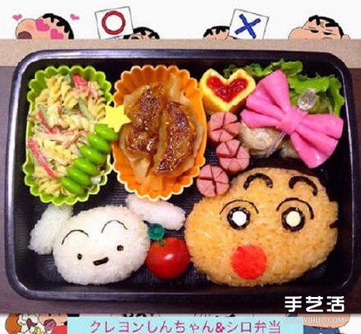 日本愛心卡通便當(dāng)圖片 卡通人物圖案便當(dāng)作品 -  rpnrmr.com