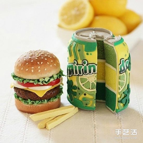 超輕粘土蛋糕圖片 逼真的超輕粘土食物作品 -  rpnrmr.com