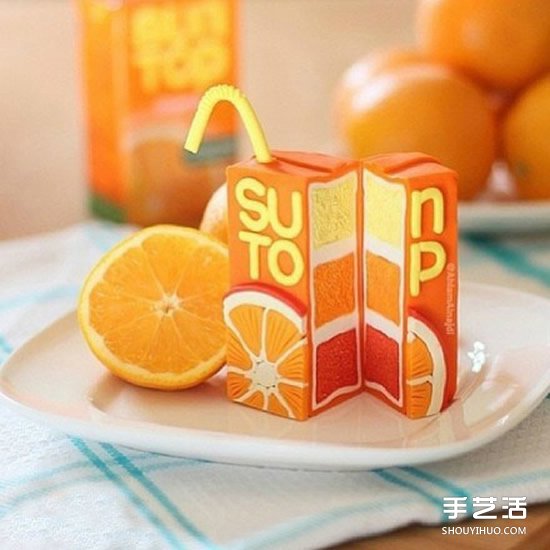 超輕粘土蛋糕圖片 逼真的超輕粘土食物作品 -  rpnrmr.com