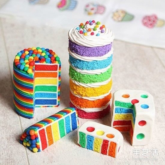 超輕粘土蛋糕圖片 逼真的超輕粘土食物作品 -  rpnrmr.com