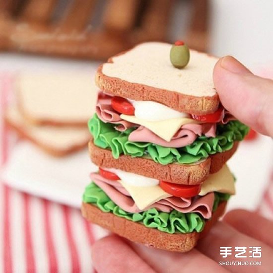 超輕粘土蛋糕圖片 逼真的超輕粘土食物作品 -  rpnrmr.com