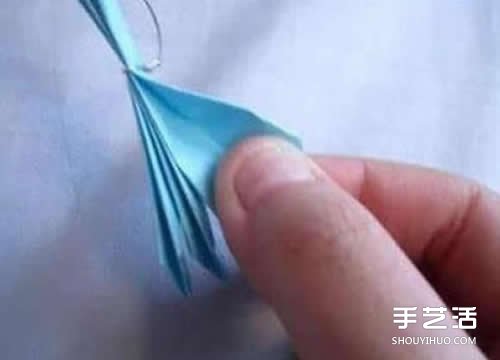 簡單紙花的做法圖解 六花瓣的花折紙教程 -  rpnrmr.com