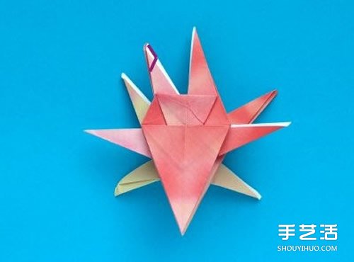 折紙螃蟹的步驟圖解 復雜螃蟹折紙圖解教程 -  rpnrmr.com