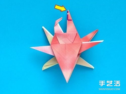 折紙螃蟹的步驟圖解 復雜螃蟹折紙圖解教程 -  rpnrmr.com