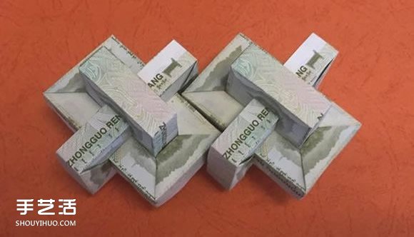 孔明鎖的折紙方法圖解 手工折魯班鎖的折法 -  rpnrmr.com