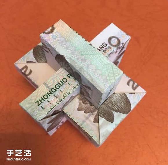 孔明鎖的折紙方法圖解 手工折魯班鎖的折法 -  rpnrmr.com
