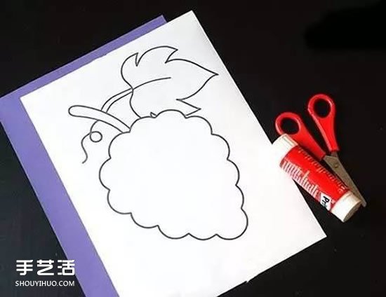 簡單立體葡萄制作方法 幼兒葡萄的做法教程 -  rpnrmr.com