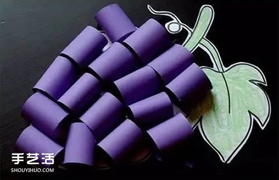 簡單立體葡萄制作方法 幼兒葡萄的做法教程 -  rpnrmr.com