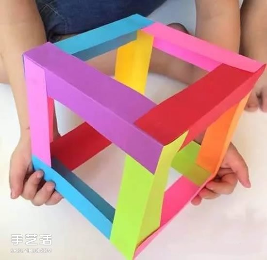 幼兒立體方塊制作方法 漂亮紙立方體DIY圖解 -  rpnrmr.com