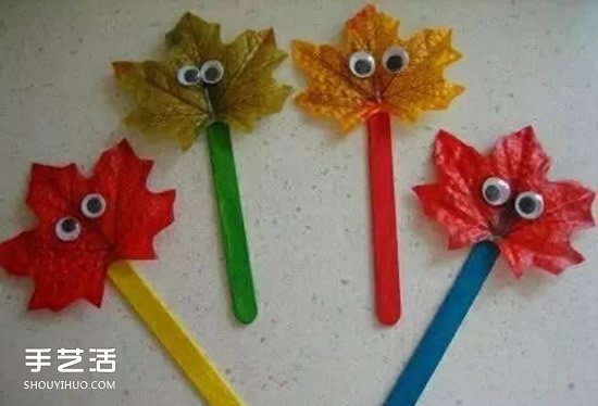兒童樹葉貼畫作品圖片 秋天樹葉拼貼畫大全 -  rpnrmr.com