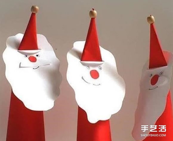剪紙圣誕老人的做法 幼兒園圣誕老人手工制作 -  rpnrmr.com