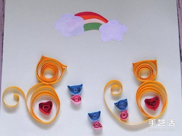 幼兒衍紙作品圖片 簡(jiǎn)單衍紙畫(huà)作品大圖 -  rpnrmr.com