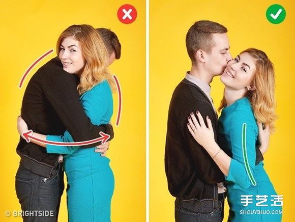 情侶合照示范 善用肢體動(dòng)作消除女友小腹贅肉 -  rpnrmr.com