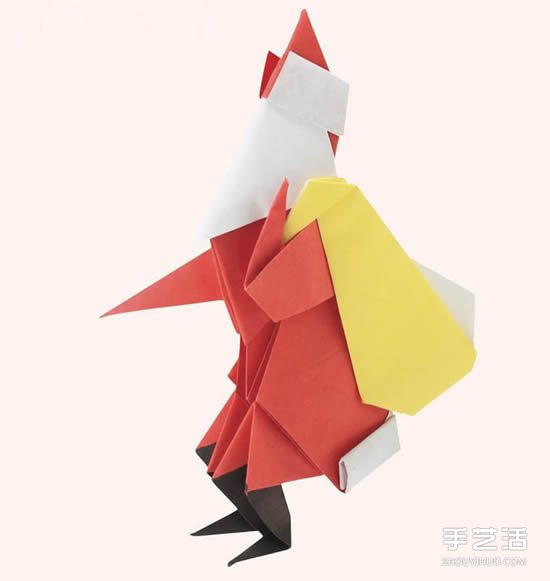 圣誕老人折紙步驟圖 手工折紙圣誕老人教程 -  rpnrmr.com