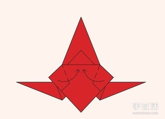 圣誕老人折紙步驟圖 手工折紙圣誕老人教程 -  rpnrmr.com