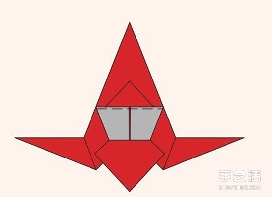 圣誕老人折紙步驟圖 手工折紙圣誕老人教程 -  rpnrmr.com