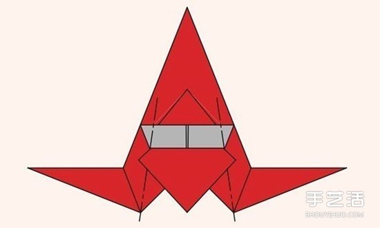 圣誕老人折紙步驟圖 手工折紙圣誕老人教程 -  rpnrmr.com
