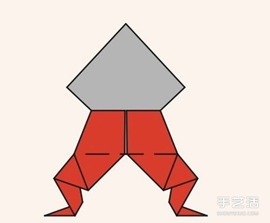 圣誕老人折紙步驟圖 手工折紙圣誕老人教程 -  rpnrmr.com