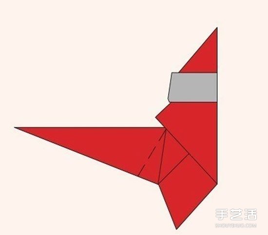 圣誕老人折紙步驟圖 手工折紙圣誕老人教程 -  rpnrmr.com