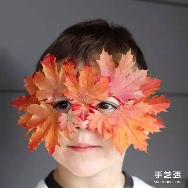 幼兒園樹(shù)葉面具手工制作 簡(jiǎn)單葉子面具的做法 -  rpnrmr.com