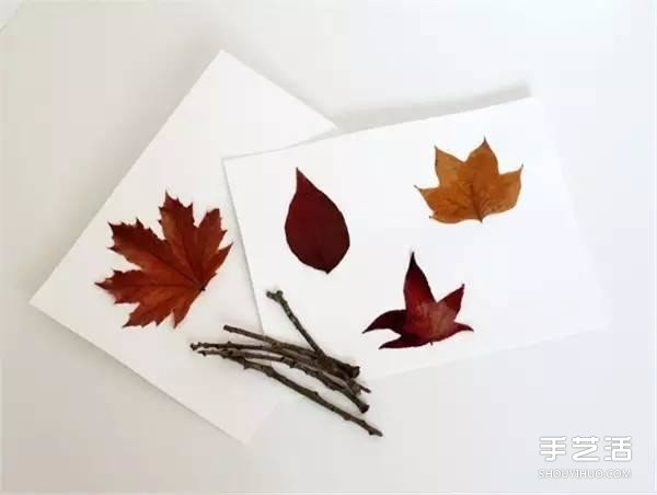 樹葉畫玩偶手工制作 簡(jiǎn)單葉子玩偶的做法圖片 -  rpnrmr.com