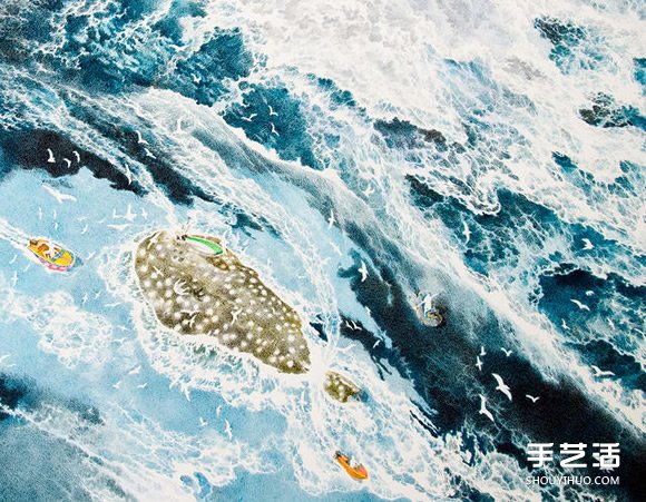 三年半時光的堅持！日本藝術(shù)家繪制巨幅畫作 -  rpnrmr.com