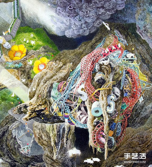 三年半時光的堅持！日本藝術(shù)家繪制巨幅畫作 -  rpnrmr.com