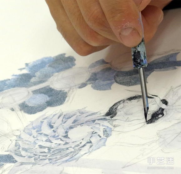 三年半時光的堅持！日本藝術(shù)家繪制巨幅畫作 -  rpnrmr.com