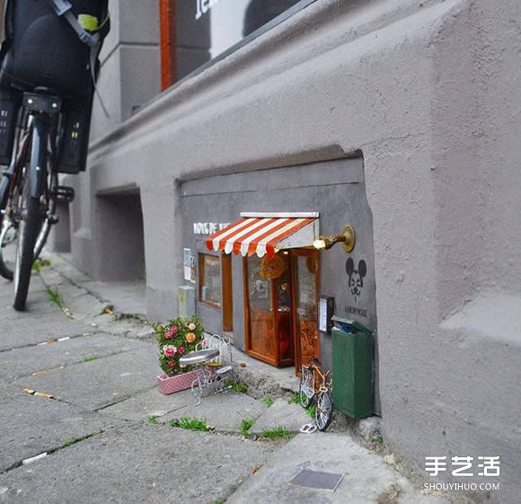 街頭的迷你小店模型 讓人心底有種暖暖的感覺(jué) -  rpnrmr.com