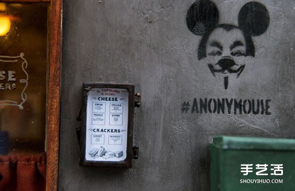 街頭的迷你小店模型 讓人心底有種暖暖的感覺(jué) -  rpnrmr.com