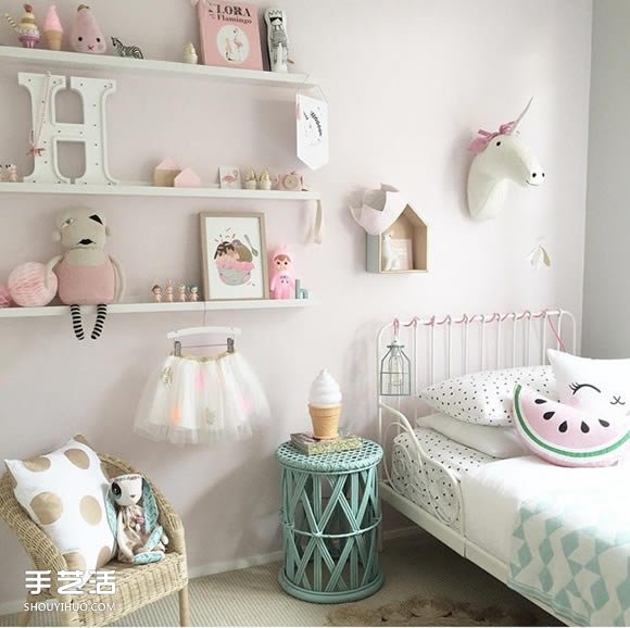 有了女兒，一定要為她打造這樣的冰淇淋色房間 -  rpnrmr.com