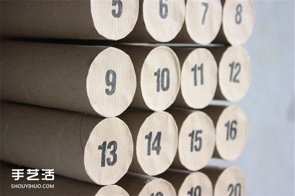 迎接圣誕到來(lái) 用卷紙筒為他做個(gè)倒數(shù)日歷吧~ -  rpnrmr.com