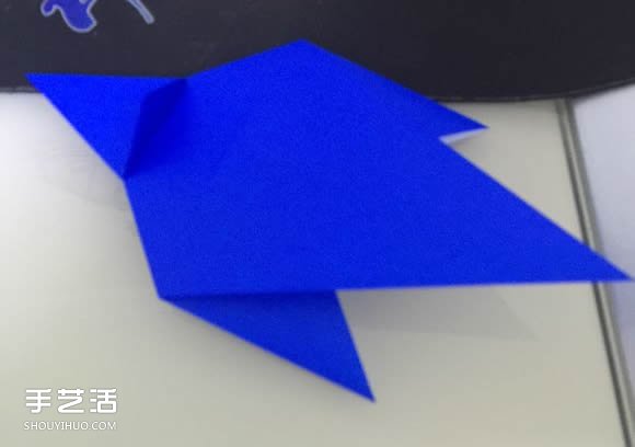 噴水鯨魚的折法圖解 折紙立體鯨魚的過程步驟 -  rpnrmr.com