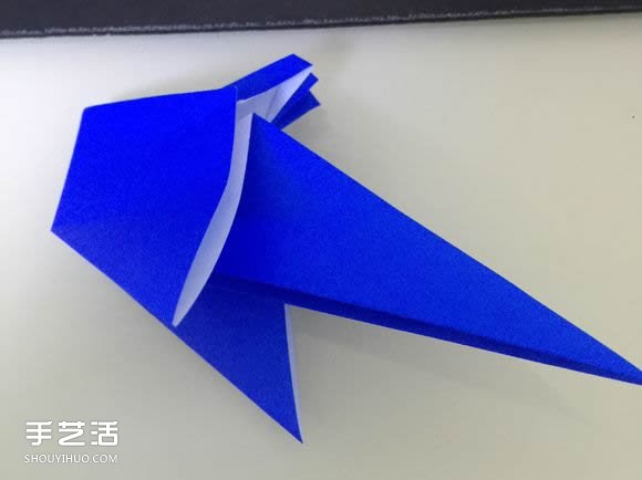 噴水鯨魚的折法圖解 折紙立體鯨魚的過程步驟 -  rpnrmr.com