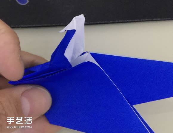 噴水鯨魚的折法圖解 折紙立體鯨魚的過程步驟 -  rpnrmr.com
