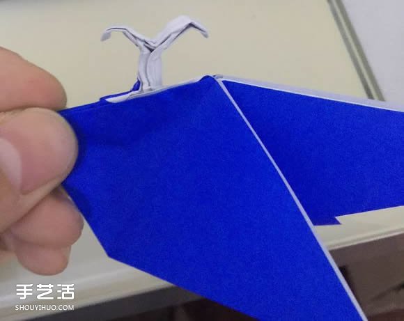 噴水鯨魚的折法圖解 折紙立體鯨魚的過程步驟 -  rpnrmr.com
