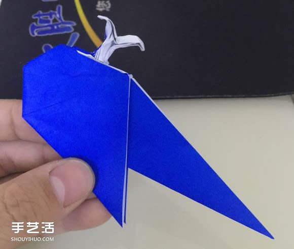 噴水鯨魚的折法圖解 折紙立體鯨魚的過程步驟 -  rpnrmr.com
