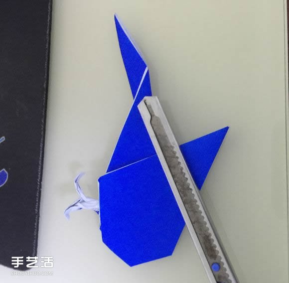 噴水鯨魚的折法圖解 折紙立體鯨魚的過程步驟 -  rpnrmr.com
