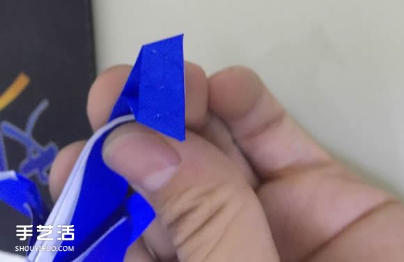 噴水鯨魚的折法圖解 折紙立體鯨魚的過程步驟 -  rpnrmr.com
