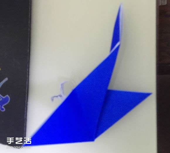噴水鯨魚的折法圖解 折紙立體鯨魚的過程步驟 -  rpnrmr.com
