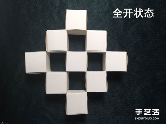 折紙會跳舞的方塊圖解 跳舞方塊玩具的折法 -  rpnrmr.com