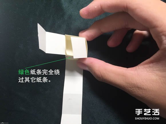 折紙會跳舞的方塊圖解 跳舞方塊玩具的折法 -  rpnrmr.com
