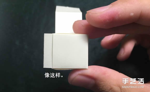 折紙會跳舞的方塊圖解 跳舞方塊玩具的折法 -  rpnrmr.com