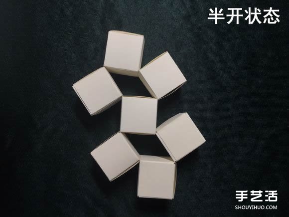 折紙會跳舞的方塊圖解 跳舞方塊玩具的折法 -  rpnrmr.com