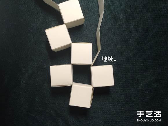 折紙會跳舞的方塊圖解 跳舞方塊玩具的折法 -  rpnrmr.com
