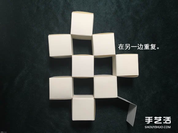 折紙會跳舞的方塊圖解 跳舞方塊玩具的折法 -  rpnrmr.com