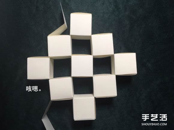 折紙會跳舞的方塊圖解 跳舞方塊玩具的折法 -  rpnrmr.com