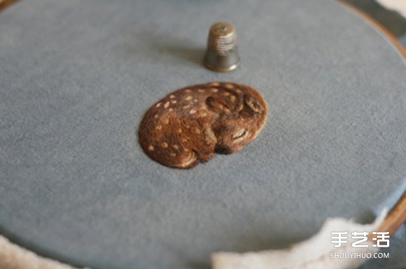 美好的動物刺繡作品 手工刺繡動物圖片欣賞 -  rpnrmr.com