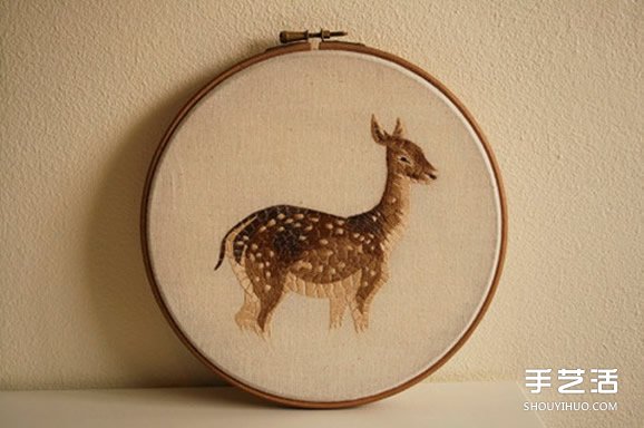 美好的動物刺繡作品 手工刺繡動物圖片欣賞 -  rpnrmr.com